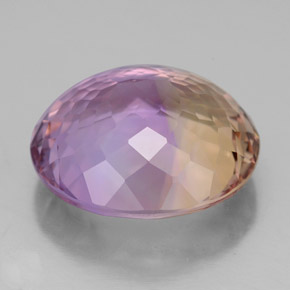 Ametrina naturale bicolore da 9,52 ct, taglio ovale, IF