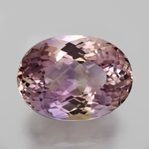Ametrina naturale bicolore da 12,55 ct, taglio ovale, VVS