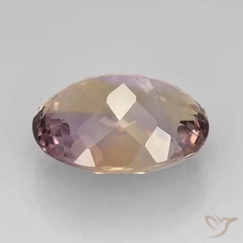 Ametrino Bi-Colore naturale da 12.07 ct, Ovale, VVS