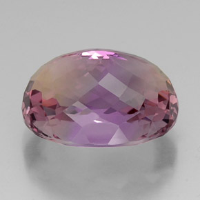 Ametrina naturale bicolore da 17,66 ct, taglio ovale, VVS-VS