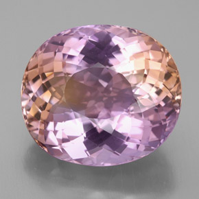 Ametrina naturale bicolore da 25,99 ct, taglio ovale, VVS