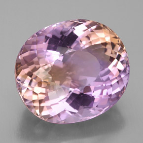Ametrina naturale bicolore da 25,99 ct, taglio ovale, VVS