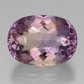 Ametrina naturale bicolore da 19,15 ct, taglio ovale, IF