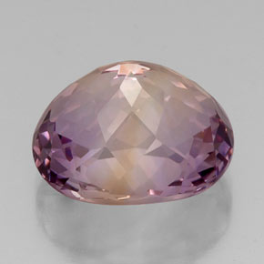 Ametrina naturale bicolore da 14,07 ct, taglio ovale, VVS