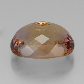 Ametrina naturale bicolore da 16,25 ct, taglio a cuscino, VVS