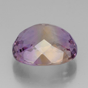Ametrina naturale bicolore da 16,02 ct, taglio a cuscino, IF