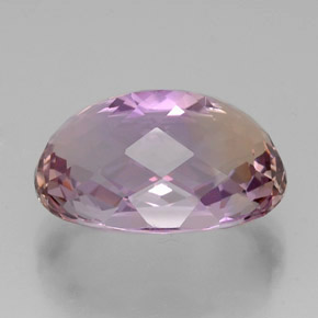 Ametrina naturale bicolore da 16,93 ct, taglio ovale, VS