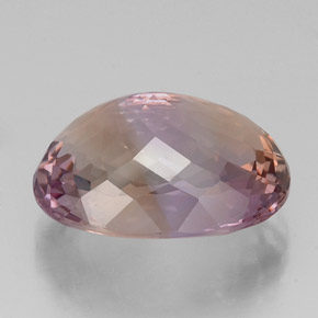 Ametrina naturale bicolore da 17,90 ct, taglio ovale, IF