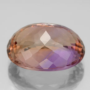 Ametrina naturale bicolore da 12,15 ct, taglio ovale, VS