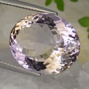 Ametrino Bi-Colore naturale da 16.69 ct, Taglio ovale, VVS-VS