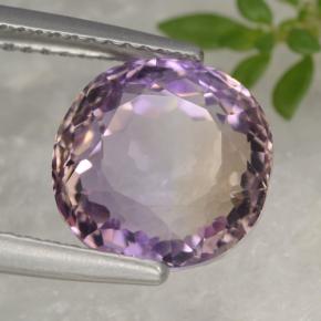 Ametrina naturale bicolore da 5,22 ct, taglio ovale, VVS