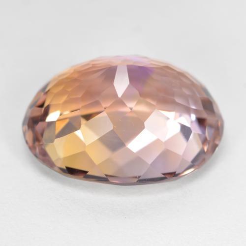 Ametrino Bi-Colore naturale da 10.12 ct, Taglio ovale, VVS-VS