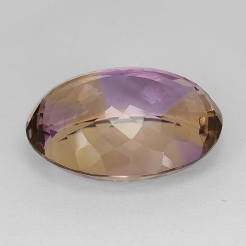Ametrina naturale bicolore da 29,93 ct, taglio ovale, IF