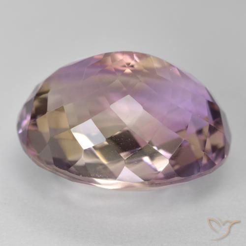 Ametrino Bi-Colore naturale da 15.88 ct, Ovale, VS
