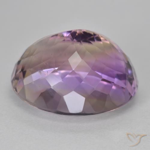 Ametrino Bi-Colore naturale da 19.64 ct, Ovale, VS