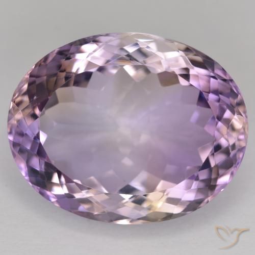 18.74ct Naturale Bi-Colore Ametrino, Ovale, VS