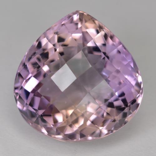 Ametrina naturale bicolore da 19,34 ct, taglio a pera, VS