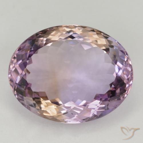 Ametrino Bi-Colore naturale da 20.51 ct, Ovale, VVS