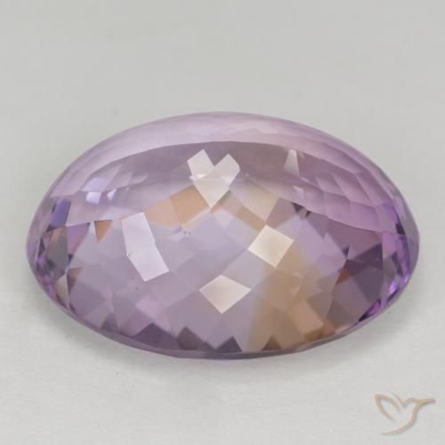 Ametrino Bi-Colore naturale da 20.51 ct, Ovale, VVS
