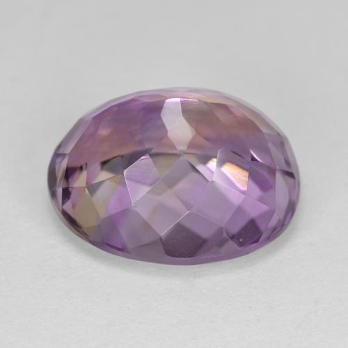 Ametrino Bi-Colore naturale da 8.10 ct, Taglio ovale, VVS