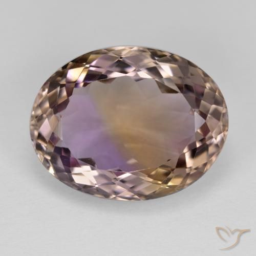 10.39ct Naturale Bi-Colore Ametrino, Ovale, VVS