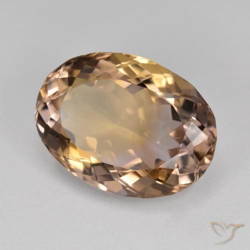 Ametrino Bi-Colore naturale da 8.44 ct, Ovale, VVS