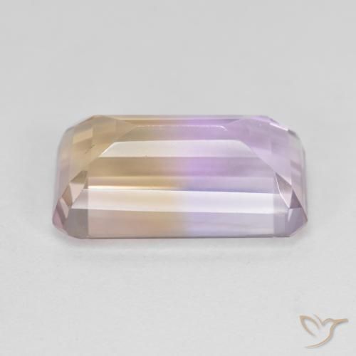 Ametrino Bi-Colore naturale da 7.02 ct, Ottagonale / Taglio smeraldo, VS