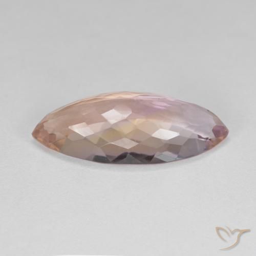 Ametrino Bi-Colore naturale da 7.52 ct, Taglio marquise, VS