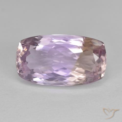 8.16ct Naturale Bi-Colore Ametrino, Cuscino, VS