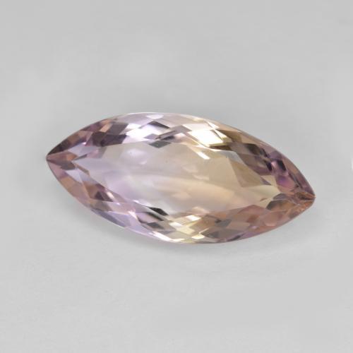 Ametrino Bi-Colore naturale da 5.82 ct, Taglio marquise, VS
