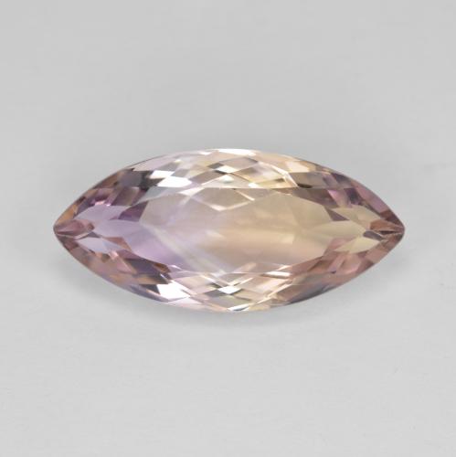 Ametrino Bi-Colore naturale da 5.82 ct, Taglio marquise, VS