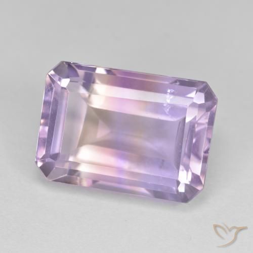 Ametrino Bi-Colore naturale da 8.43 ct, Ottagonale / Taglio smeraldo, VS