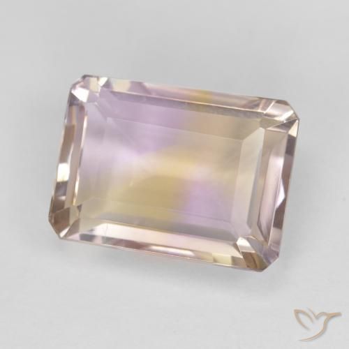 Ametrino Bi-Colore naturale da 6.56 ct, Ottagonale / Taglio smeraldo, VVS
