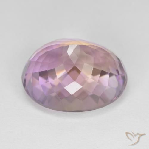 Ametrino Bi-Colore naturale da 11.44 ct, Ovale, VVS