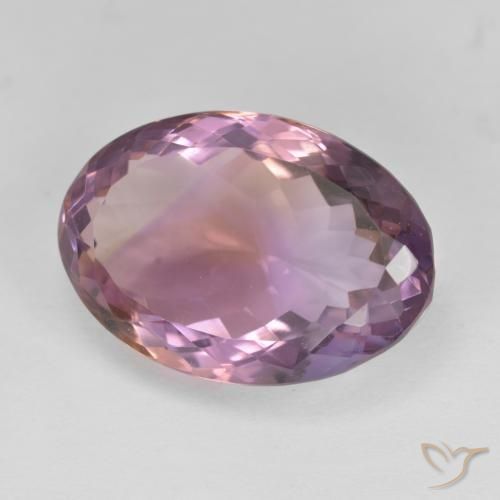 Ametrino Bi-Colore naturale da 10.78 ct, Ovale, VS