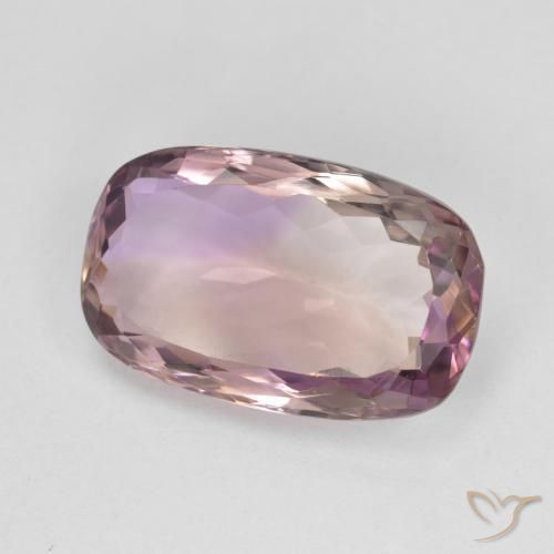 Ametrino Bi-Colore naturale da 6.88 ct, Cuscino, VVS-VS