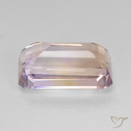 Ametrino Bi-Colore naturale da 8.87 ct, Ottagonale / Taglio smeraldo, VVS-VS
