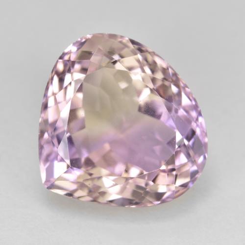 Ametrina naturale bicolore da 8,90 ct, taglio a pera, VVS-VS