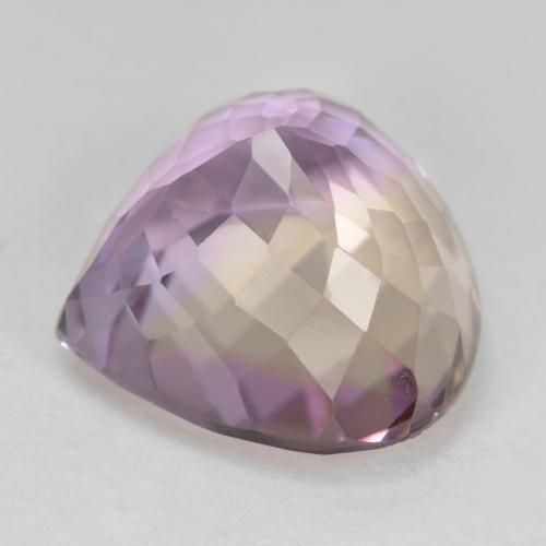 Ametrina naturale bicolore da 8,90 ct, taglio a pera, VVS-VS