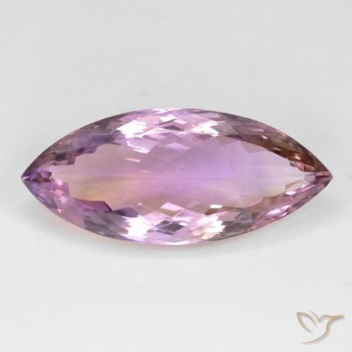 21.45ct Naturale Bi-Colore Ametrino, Taglio marquise, VS