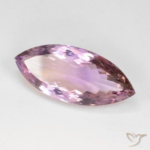 Ametrino Bi-Colore naturale da 21.45 ct, Taglio marquise, VS