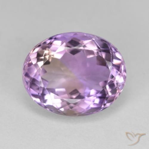 Ametrino Bi-Colore naturale da 7.30 ct, Taglio ovale, VVS
