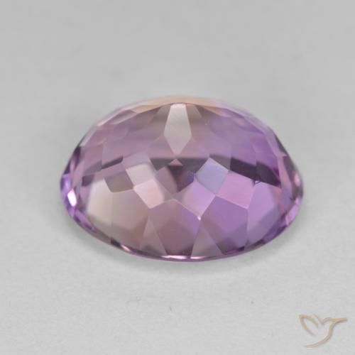Ametrino Bi-Colore naturale da 7.30 ct, Taglio ovale, VVS