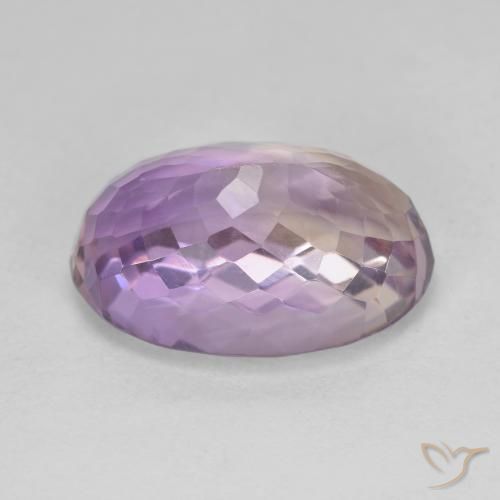 Ametrino Bi-Colore naturale da 8.90 ct, Ovale, VVS
