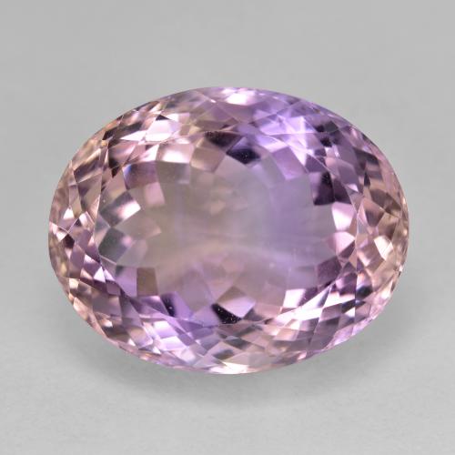 Ametrino Bi-Colore naturale da 18.72 ct, Taglio ovale, VVS