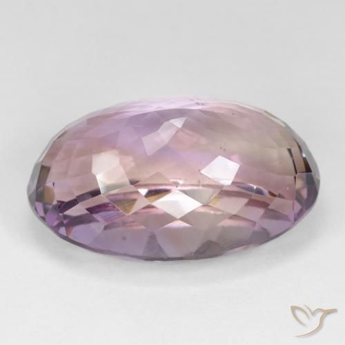 Ametrino Bi-Colore naturale da 23.80 ct, Ovale, VS