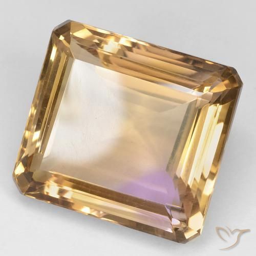 Ametrino Bi-Colore naturale da 27.34 ct, Ottagonale / Taglio smeraldo, VS