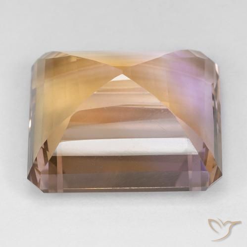 Ametrino Bi-Colore naturale da 27.34 ct, Ottagonale / Taglio smeraldo, VS
