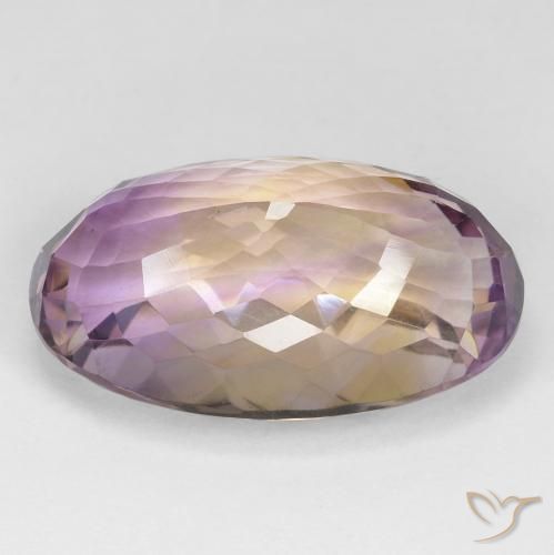 Ametrino Bi-Colore naturale da 23.40 ct, Ovale, VS