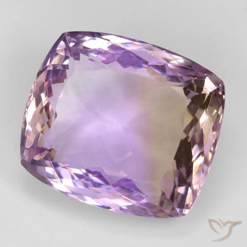 Ametrina naturale bicolore da 29,87 ct, taglio a cuscino, VVS